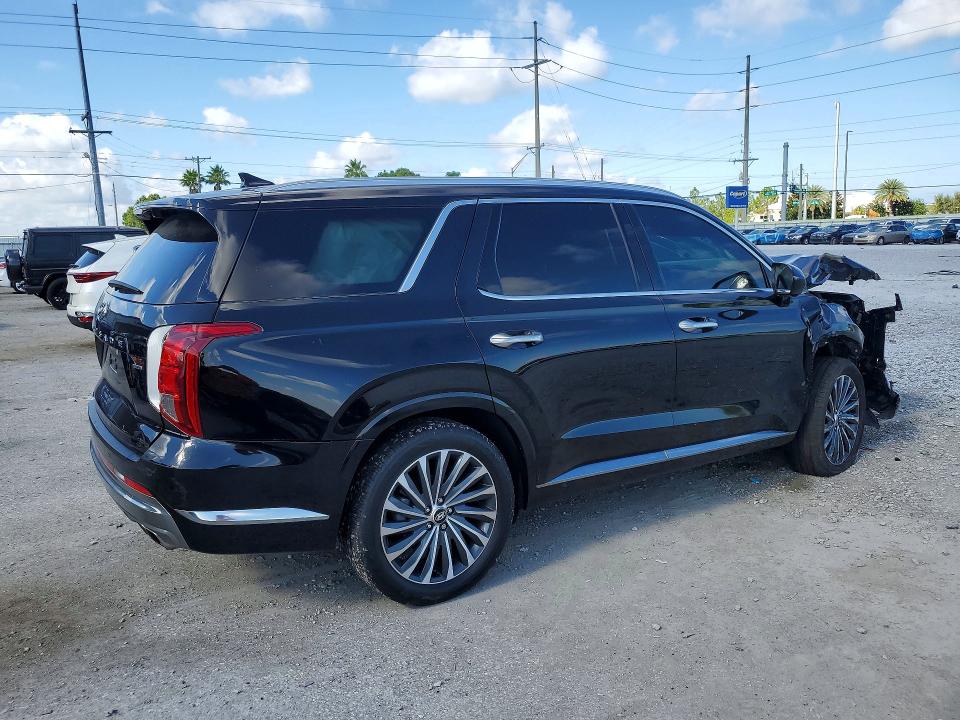 2024 Hyundai VIN KM8R7DGE6RU698658 COPART salvage auction — FRONT END, Fl - Certificate Of Destruction, sold $11,000 on 2026-08-01 (photo 3)