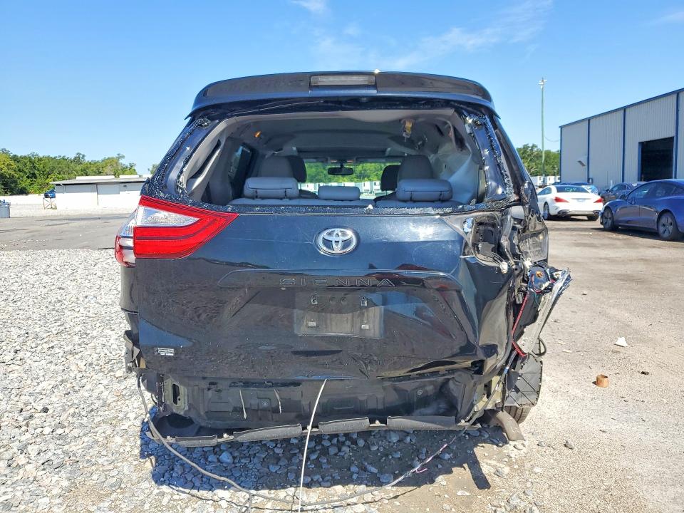 2017 Toyota Sienna VIN 5TDYZ3DC2HS835119 COPART salvage auction — REAR END, Fl - Cert Of Title Slvg Rebuildable, sold $3,450 on 2026-07-13 (photo 6)