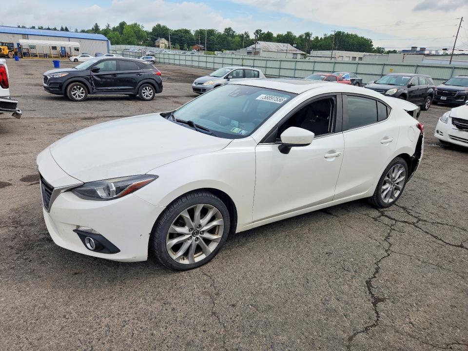 2014 Mazda 3 VIN JM1BM1W36E1183183 COPART salvage auction — REAR END, Salvage Title, sold $1,850 on 2026-07-14 (photo 1)