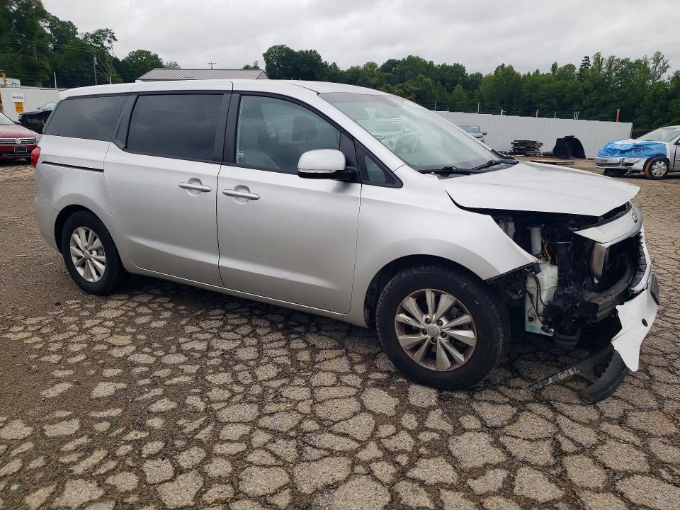 2017 Kia SEDONA VIN KNDMB5C10H6306864 COPART salvage auction — FRONT END, Va - Cert Of Title - Salvage, sold $1,150 on 2026-07-06 (photo 4)