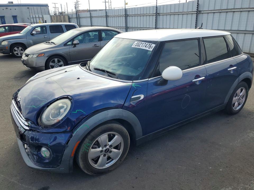 2015 Mini Cooper VIN WMWXS5C59FT827139 COPART salvage auction — FRONT END, Ca - Salvage Certificate, sold $800 on 2026-07-29 (photo 1)