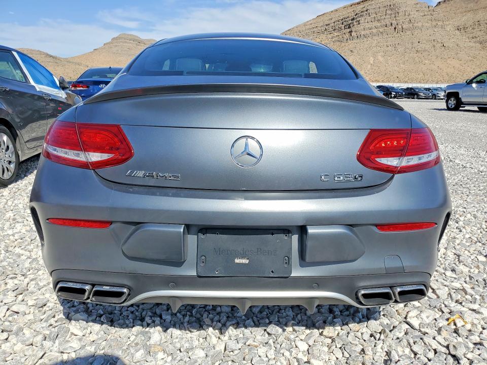 2018 Mercedes-benz C-klasse amg VIN WDDWJ8HB1JF646387 COPART salvage auction — SIDE, Nv - Salvage Title, sold $21,000 on 2026-08-05 (photo 6)
