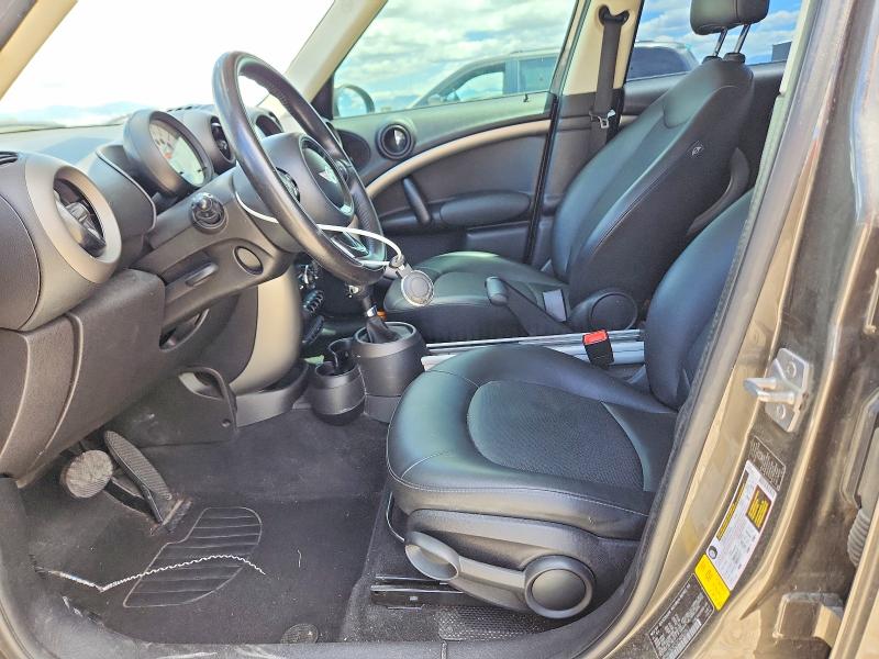 2012 Mini Cooper VIN WMWZB3C53CWM03141 COPART salvage auction — FRONT END, Ut - Salvage Certificate, sold $325 on 2026-07-31 (photo 7)