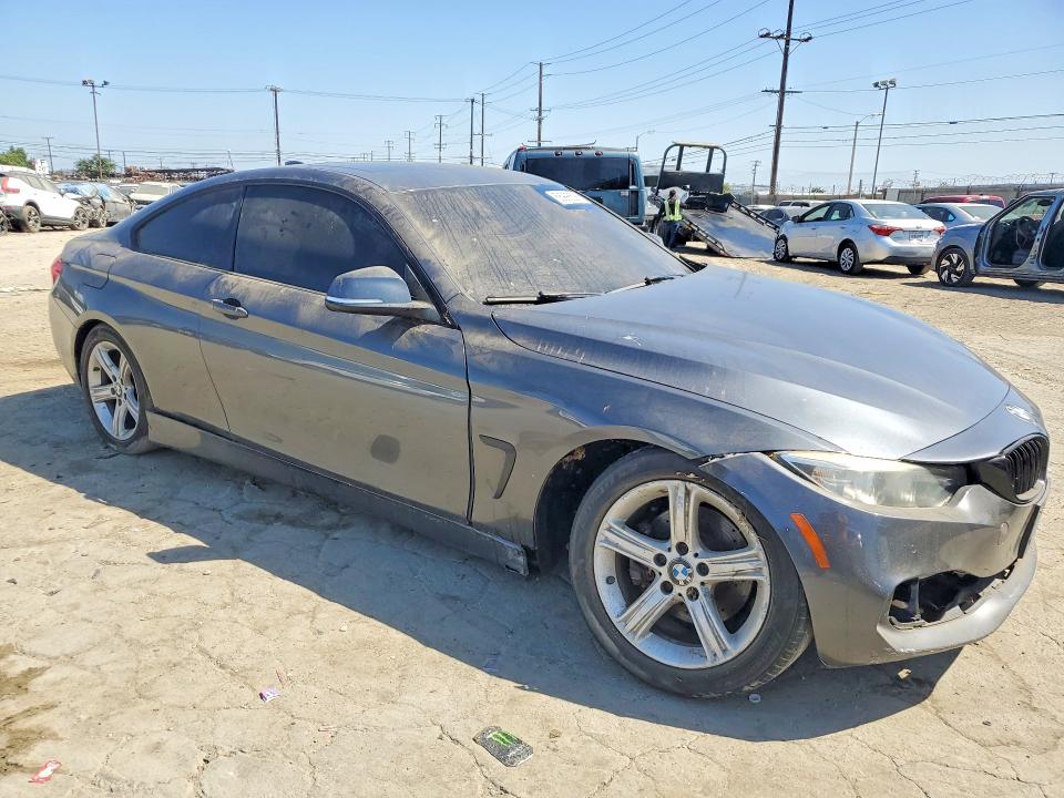2014 BMW 4er VIN WBA3N7C51EF718530 COPART salvage auction — SIDE, Ca - Salvage Certificate, sold $1,000 on 2026-07-13 (photo 4)