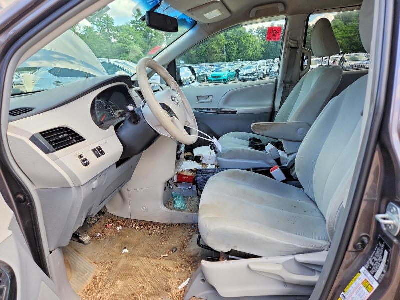 2013 Toyota Sienna VIN 5TDZK3DCXDS365568 COPART salvage auction — MECHANICAL, Ct - Certificate Of Title, sold $1,650 on 2026-07-20 (photo 7)