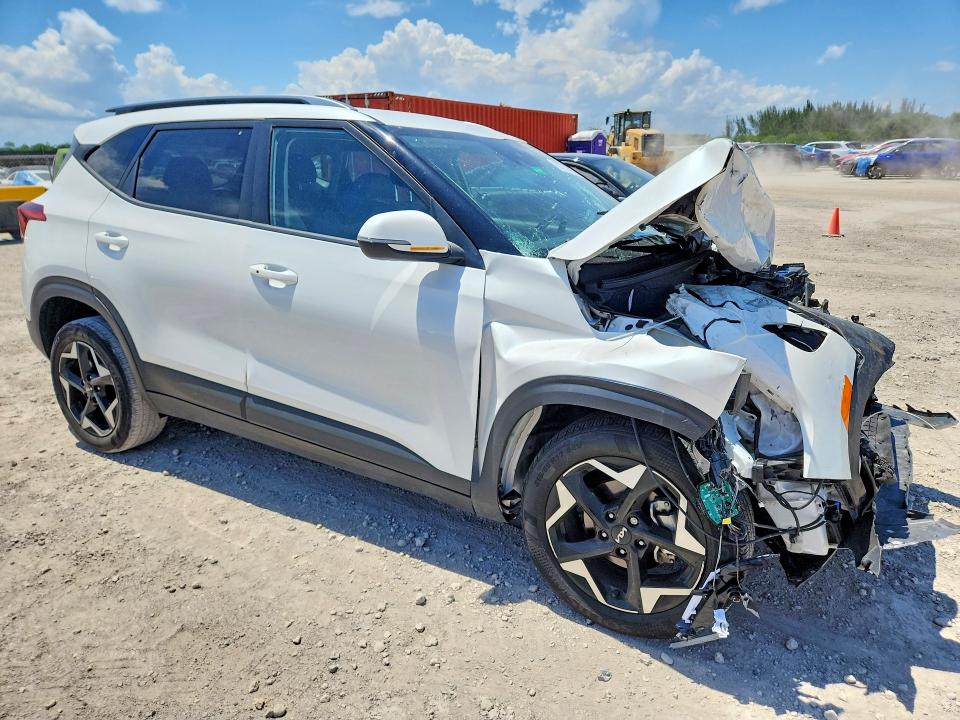 2025 Kia Seltos VIN KNDEU2AAXS7710336 COPART salvage auction — FRONT END, Fl - Certificate Of Destruction, sold $1,600 on 2026-07-15 (photo 4)