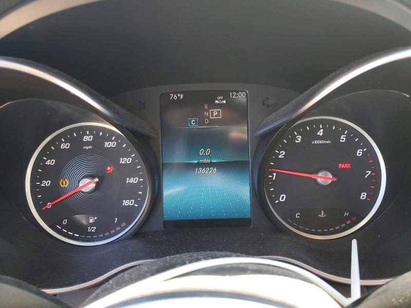 2020 Mercedes-benz C class VIN WDDWF8EB4LR540670 COPART salvage auction — REAR END, CA - SALVAGE CERTIFICATE, sold $6,100 on 2026-08-06 (photo 9)
