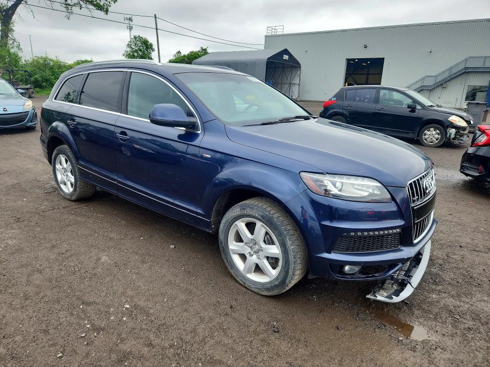 2015 Audi Q7 VIN WA1WGCFE6FD011722 COPART salvage auction — FRONT END, Qc - Gravement Accidente, sold $525 on 2026-07-21 (photo 4)