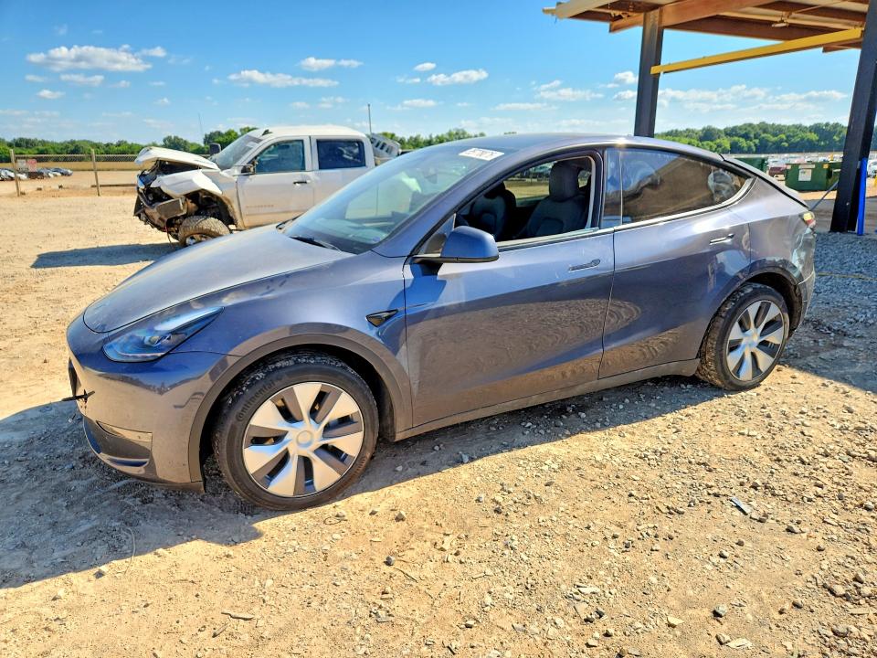 2023 Tesla Model y VIN 7SAYGDEE6PF787660 COPART salvage auction — REAR END, Al - Cert Of Title-Salvage Title, sold $14,300 on 2026-07-08 (photo 1)
