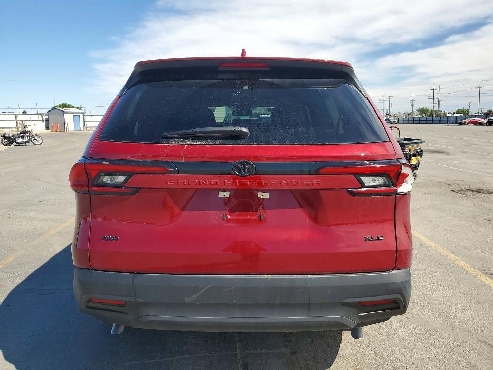 2025 Toyota Highlander VIN 5TDAAAB52SS100262 COPART salvage auction — REAR END, Nv - Salvage Title (P), sold $18,200 on 2026-07-02 (photo 6)