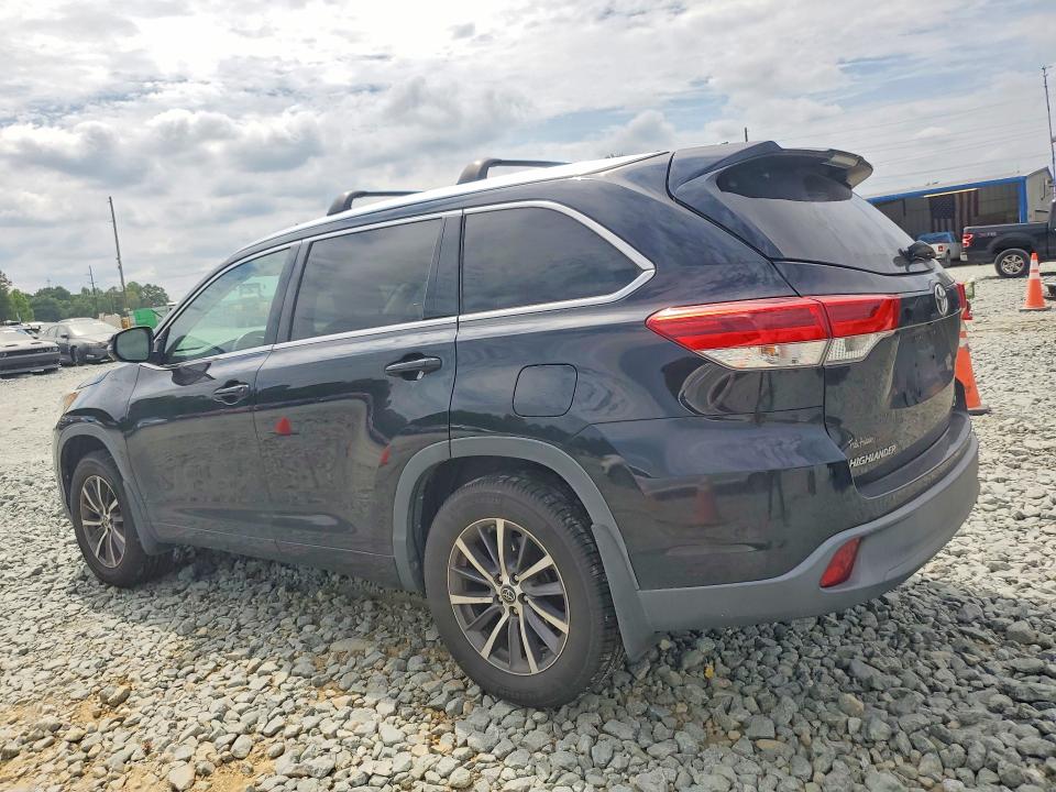 2017 Toyota Highlander VIN 5TDJZRFH1HS403845 COPART salvage auction — FRONT END, Nc - Salvage Certificate Of Title, sold $1,700 on 2026-07-15 (photo 2)