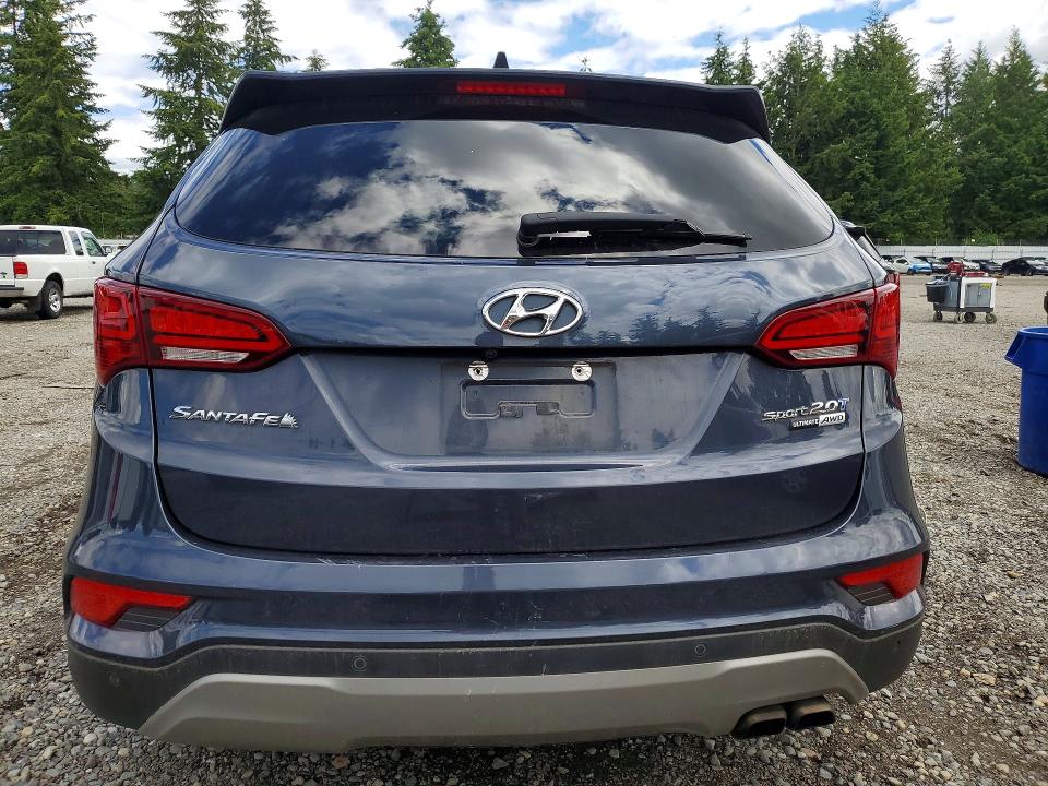 2017 Hyundai Santa fe VIN 5XYZWDLA1HG498801 COPART salvage auction — FRONT END, Wa - Bill Of Sale, sold $3,600 on 2026-07-02 (photo 6)
