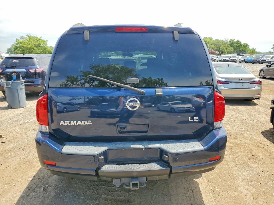 2009 Nissan Armada VIN 5N1AA08C79N605080 COPART salvage auction — FRONT END, MD - CERT OF SALVAGE > 75% DAMAGE (P), sold $700 on 2026-07-09 (photo 6)