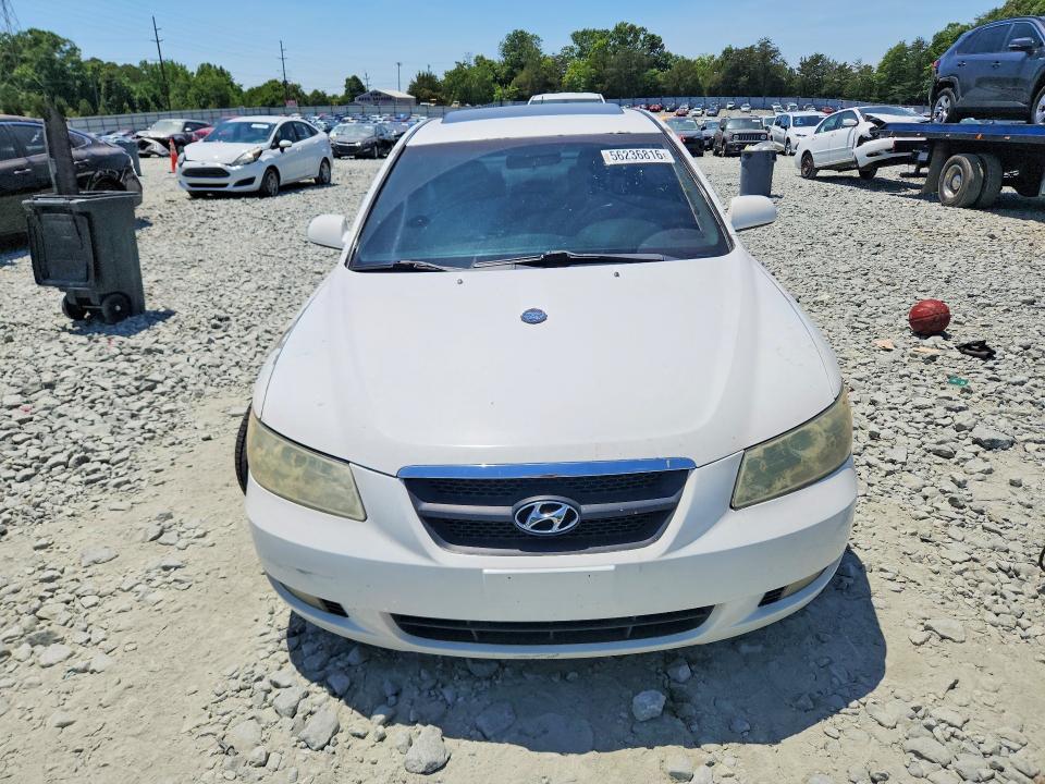 2007 Hyundai Sonata VIN 5NPEU46F97H182226 COPART salvage auction — MECHANICAL, Nc - Salvage Certificate Of Title, sold $400 on 2026-07-22 (photo 5)