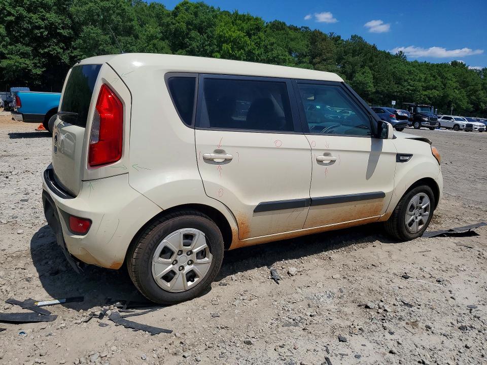 2013 Kia Soul VIN KNDJT2A5XD7487464 COPART salvage auction — FRONT END, Ga - Cert Of Title-Salvage, sold $275 on 2026-07-31 (photo 3)