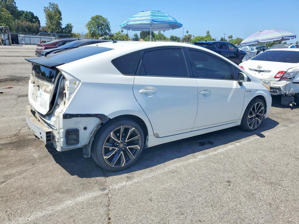 2012 Toyota VIN JTDKN3DU4C5398040 COPART salvage auction — REAR END, Ca - Salvage Certificate, sold $3,250 on 2026-07-24 (photo 3)