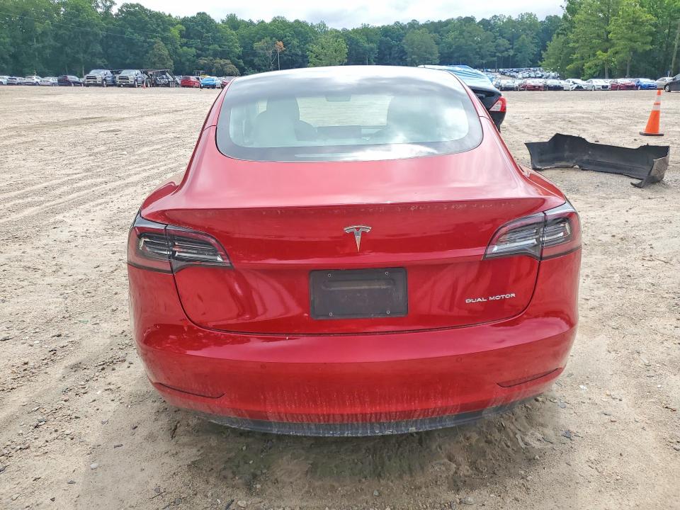 2021 Tesla Model 3 VIN 5YJ3E1EB7MF917989 COPART salvage auction — FRONT END, Nc - Dealer Only Clean Title, sold $10,300 on 2026-07-06 (photo 6)