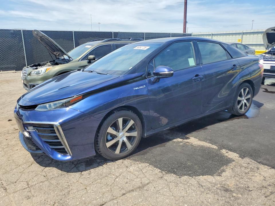 2018 Toyota Mirai VIN JTDBVRBD5JA005317 COPART salvage auction — MINOR DENT/SCRATCHES, Mi - Certificate Of Title, sold $3,550 on 2026-07-07 (photo 1)