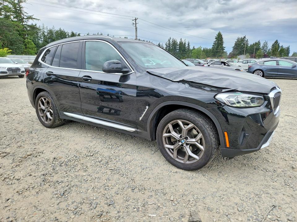 2022 BMW X3 VIN 5UX53DP06N9J50688 COPART salvage auction — FRONT END, Wa - Bill Of Sale, sold $15,700 on 2026-07-10 (photo 4)