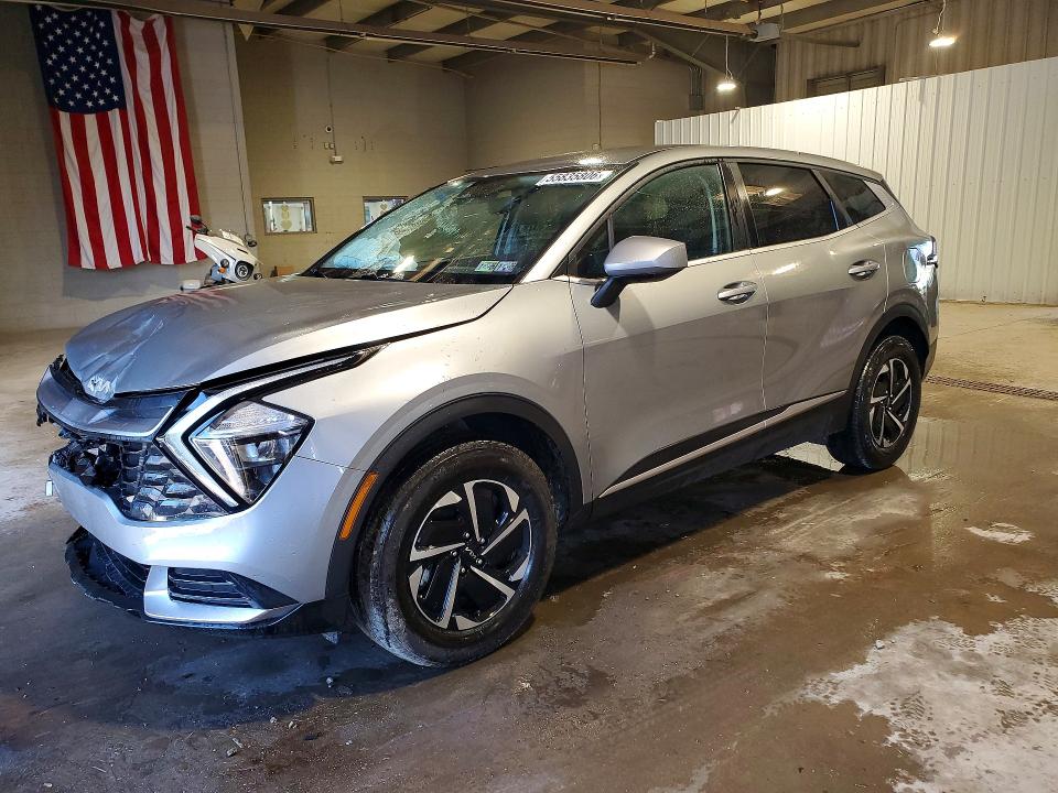 2023 Kia Sportage VIN KNDPUCAG2P7079592 COPART salvage auction — FRONT END, Pa - Certificate Of Salvage, sold $6,800 on 2026-07-08 (photo 1)