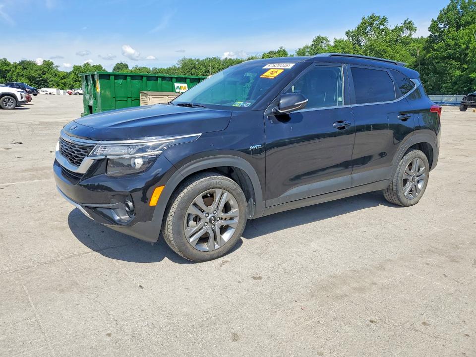 2021 Kia Seltos VIN KNDEUCAA1M7140977 COPART salvage auction — FRONT END, Oh - Cert Of Title-Salvage, sold $6,300 on 2026-07-02 (photo 1)