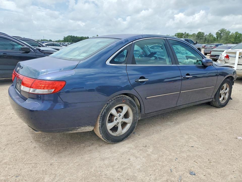 2007 Hyundai Azera VIN KMHFC46F37A143321 COPART salvage auction — FRONT END, Tx - Salvage Vehicle Title, sold $150 on 2026-07-14 (photo 3)