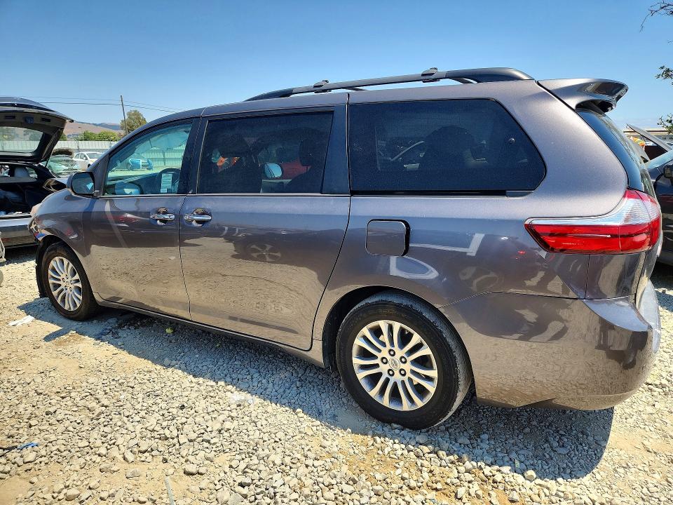 2015 Toyota Sienna VIN 5TDYK3DC0FS608951 COPART salvage auction — FRONT END, Ca - Salvage Certificate, sold $1,950 on 2026-07-07 (photo 2)