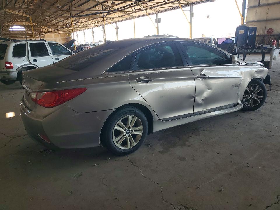 2014 Hyundai Sonata VIN 5NPEB4ACXEH937271 COPART salvage auction — SIDE, Az - Cert Of Title - Salvage, sold $325 on 2026-07-20 (photo 3)