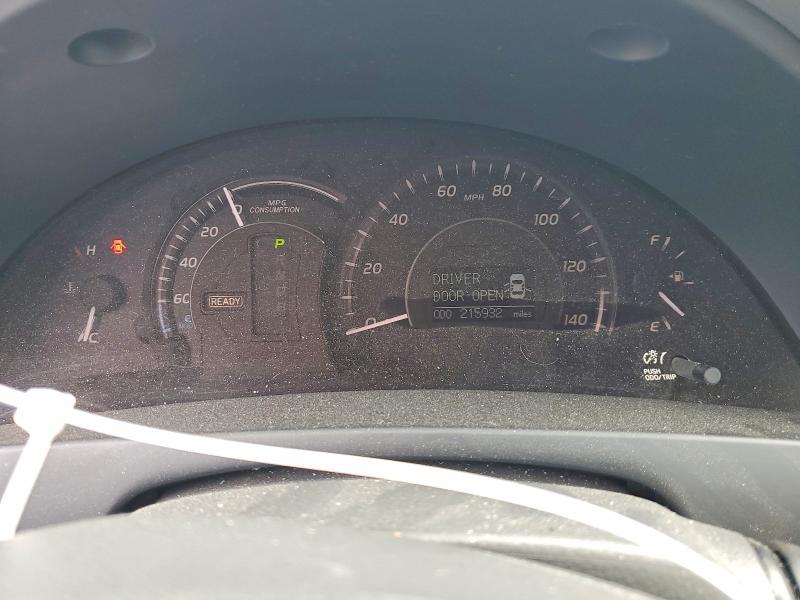2008 Toyota Camry hybrid VIN JTNBB46K383045717 COPART salvage auction — FRONT END, Tn - Salvage Certificate, sold $525 on 2026-07-20 (photo 9)