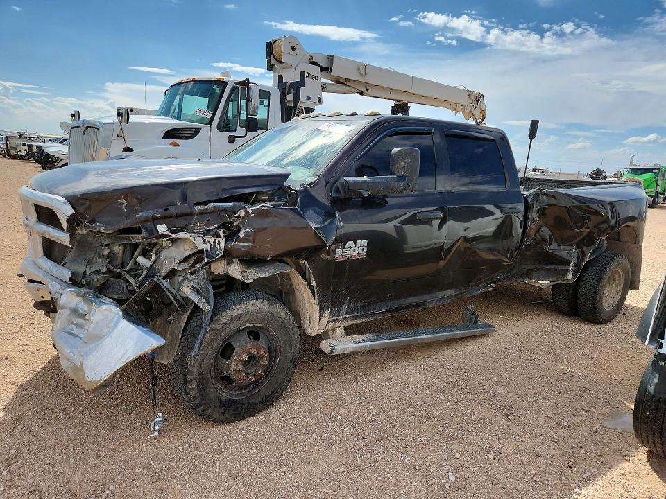 2017 Ram 3500 VIN 3C63RRGL9HG584839 COPART salvage auction — FRONT END, Tx - Salvage Vehicle Title, sold $3,700 on 2026-07-29 (photo 1)