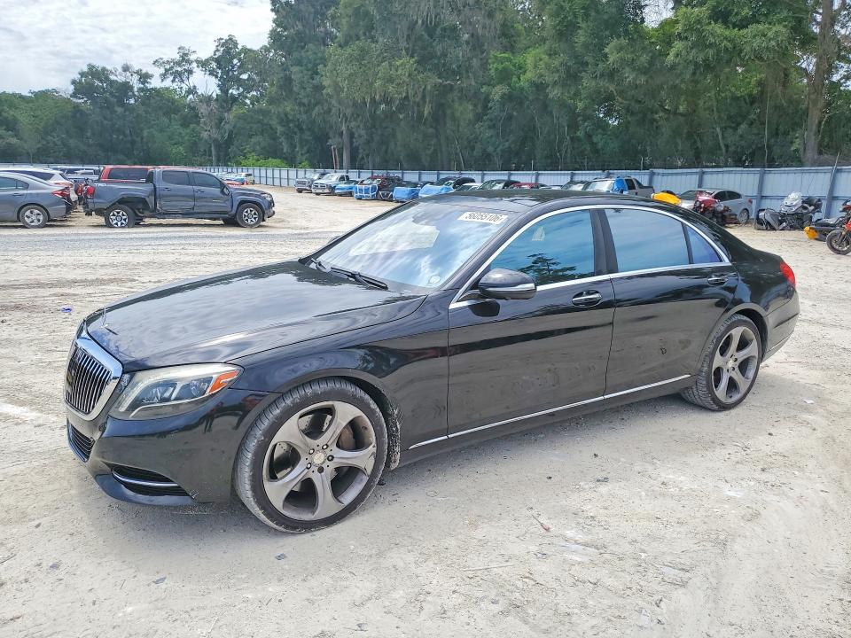 2014 Mercedes-benz S-klasse VIN WDDUG8FB7EA057680 COPART salvage auction — REAR END, Fl - Cert Of Title Slvg Rebuildable, sold $8,700 on 2026-08-18 (photo 1)