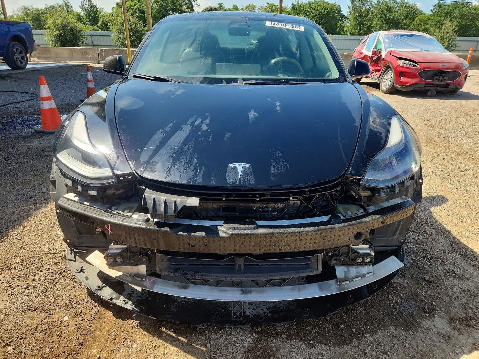 2022 Tesla Model 3 VIN 5YJ3E1EA0NF286589 COPART salvage auction — FRONT END, Ky - Certificate Of Title, sold $6,800 on 2026-07-15 (photo 5)