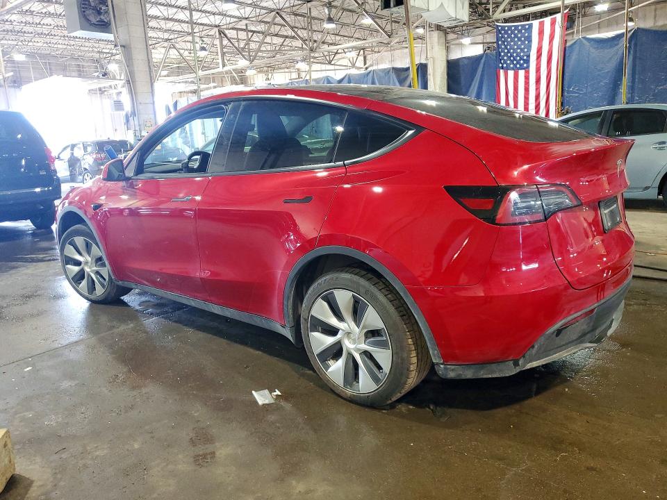 2023 Tesla Model y VIN 7SAYGDEE7PF686174 COPART salvage auction — SIDE, Mi - Cert Of Title-Salvage Vehicle, sold $10,500 on 2026-07-10 (photo 2)