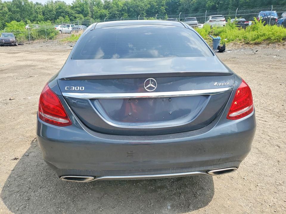 2016 Mercedes-benz C-klasse VIN 55SWF4KB0GU152286 COPART salvage auction — WATER/FLOOD, MD - CERT OF SALVAGE-FLOOD DAMAGE, sold $2,850 on 2026-07-02 (photo 6)