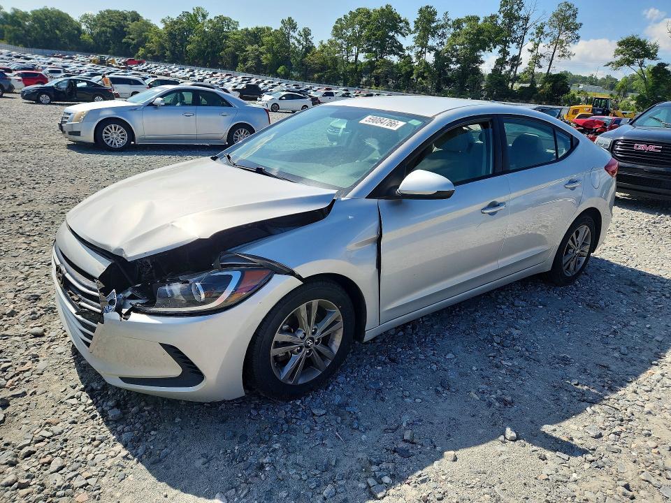 2017 Hyundai Elantra VIN 5NPD84LF5HH089306 COPART salvage auction — FRONT END, Ga - Cert Of Title-Salvage, sold $125 on 2026-07-30 (photo 1)