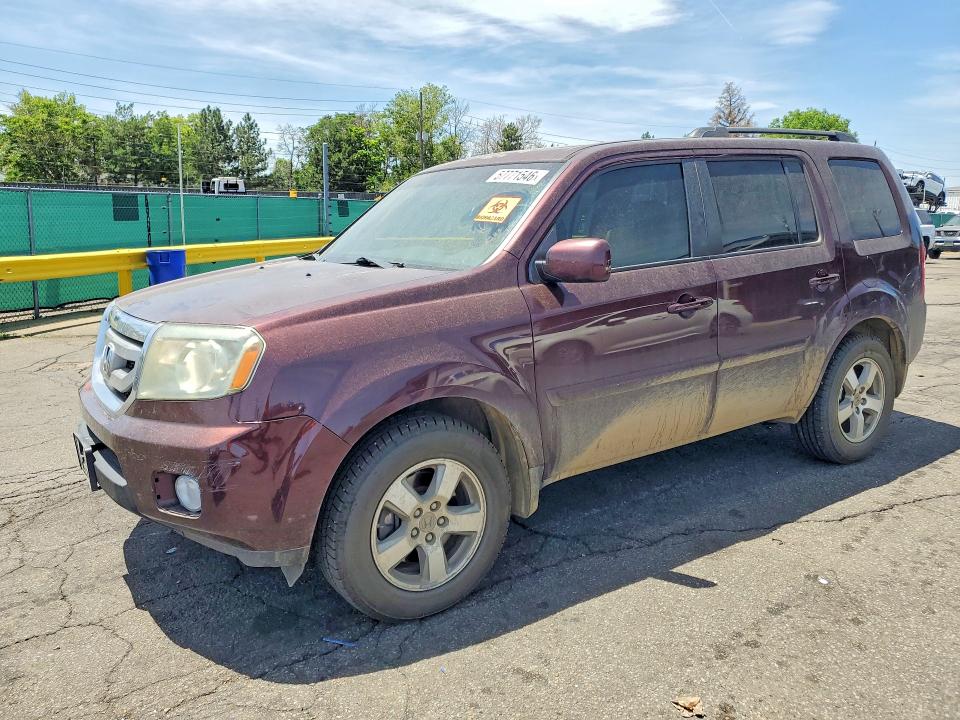 2010 Honda Pilot VIN 5FNYF4H50AB037853 COPART salvage auction — VANDALISM, Co - Salvage Title, sold $1,100 on 2026-07-09 (photo 1)