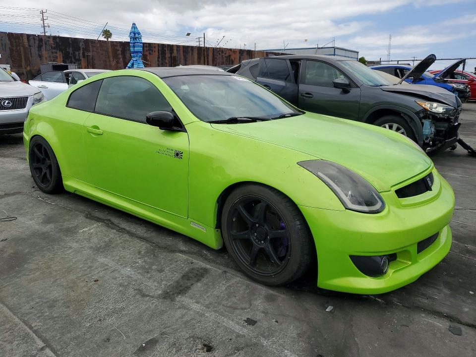 2004 Infiniti G VIN JNKCV54E94M804439 COPART salvage auction — MINOR DENT/SCRATCHES, Ca - Salvage Certificate, sold $200 on 2026-07-29 (photo 4)