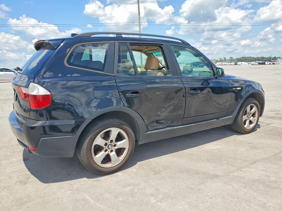 2007 BMW X3 VIN WBXPC93447WF01835 COPART salvage auction — SIDE, TN - SALVAGE CERTIFICATE, sold $650 on 2026-07-13 (photo 3)
