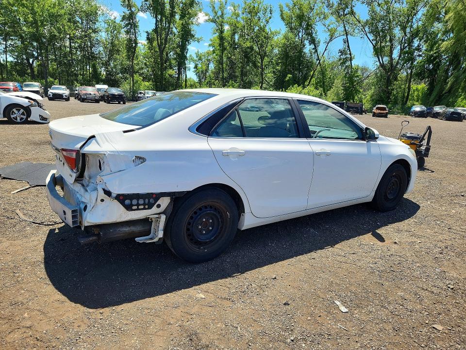 2017 Toyota Camry VIN 4T1BF1FKXHU672556 COPART salvage auction — REAR END, Ct - Cert Of Title-Salvage, sold $2,250 on 2026-07-02 (photo 3)