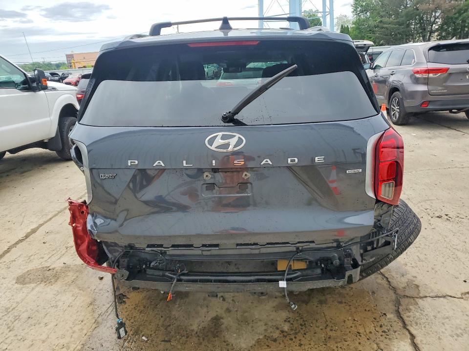 2024 Hyundai Palisade VIN KM8R3DGE6RU675845 COPART salvage auction — REAR END, Nj - Cert Of Title-Salvage, sold $8,800 on 2026-07-27 (photo 6)