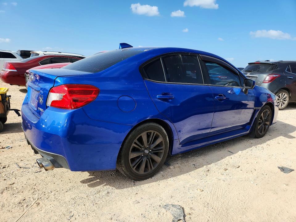 2015 Subaru Wrx VIN JF1VA1A67F9822171 COPART salvage auction — MINOR DENT/SCRATCHES, Tx - Certificate Of Title, sold $5,100 on 2026-07-30 (photo 3)