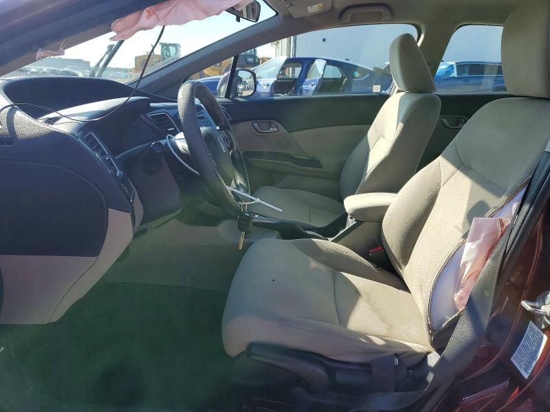 2013 Honda Civic VIN 19XFB2F52DE040676 COPART salvage auction — SIDE, Ia - Cert Of Title-Salvage Title, sold $2,050 on 2026-07-10 (photo 7)