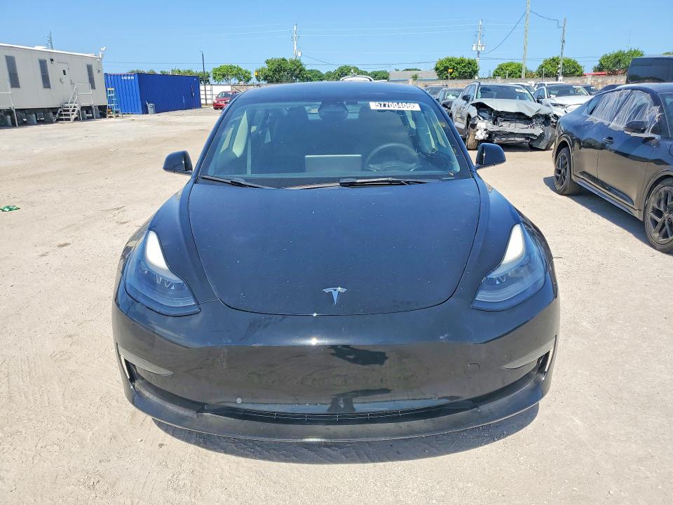 2022 Tesla Model 3 VIN 5YJ3E1EA6NF372439 COPART salvage auction — REAR END, Fl - Certificate Of Title, sold $15,700 on 2026-07-06 (photo 5)