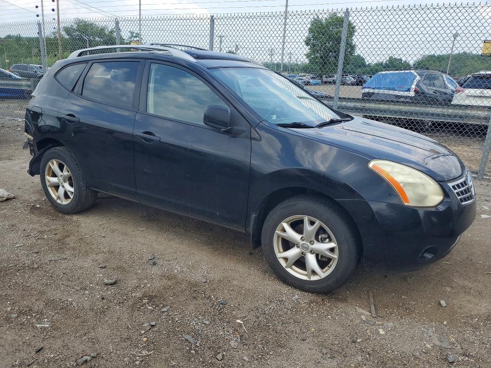2009 Nissan Rogue sport VIN JN8AS58V49W175250 COPART salvage auction — REAR END, Md - Cert Of Salvage > 75% Damage, sold $375 on 2026-07-07 (photo 4)