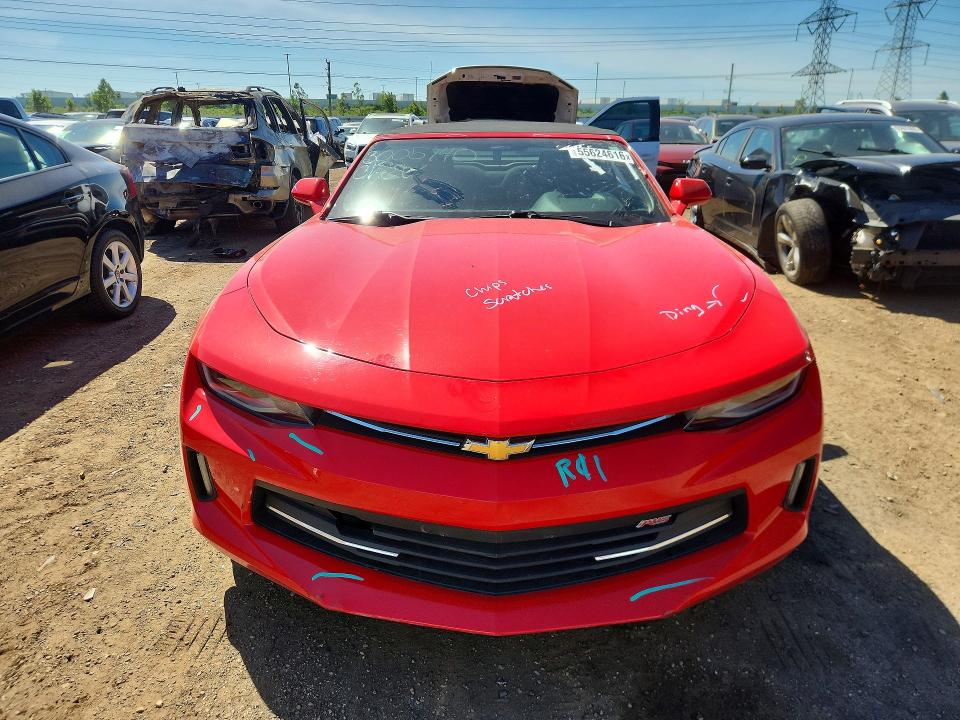 2017 Chevrolet Camaro VIN 1G1FB3DS1H0164976 COPART salvage auction — SIDE, Il - Salvage Certificate, sold $7,300 on 2026-07-28 (photo 5)