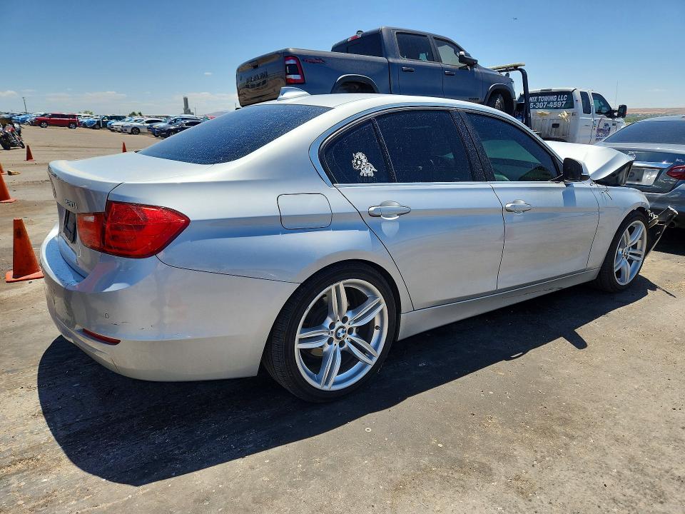 2015 BMW 3er VIN WBA3B1G52FNT02090 COPART salvage auction — FRONT END, Nm - Cert Of Title-Salvage, sold $325 on 2026-07-09 (photo 3)