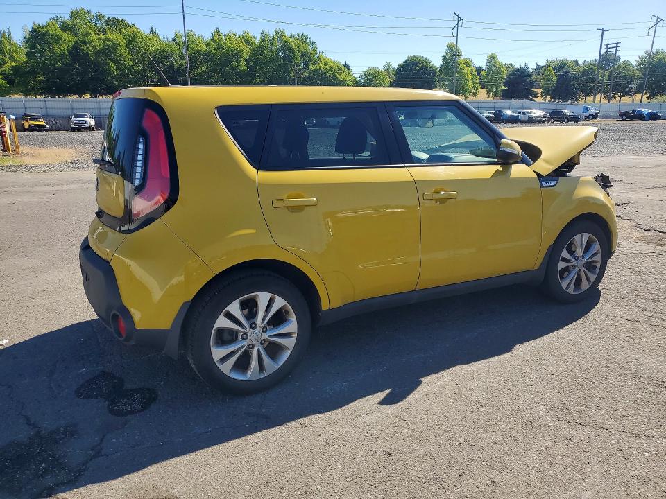 2014 Kia Soul VIN KNDJP3A56E7096856 COPART salvage auction — FRONT END, Or - Salvage Title Certificate, sold $850 on 2026-07-27 (photo 3)