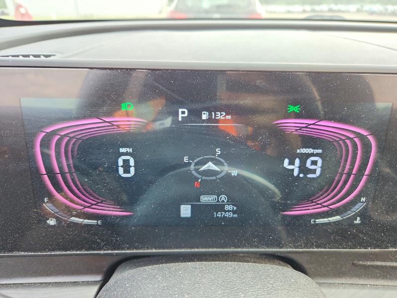 2025 Kia Sportage VIN 5XYK6CDFXSG234666 COPART salvage auction — HAIL, Oh - Cert Of Title-Salvage, sold $13,000 on 2026-07-20 (photo 9)