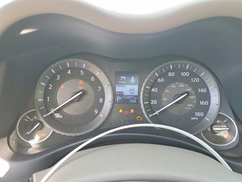 2017 Infiniti Q70 VIN JN1BY1PRXHM210804 COPART salvage auction — FRONT END, Ny - Mv-907A Salvage Certificate, sold $1,700 on 2026-07-20 (photo 9)