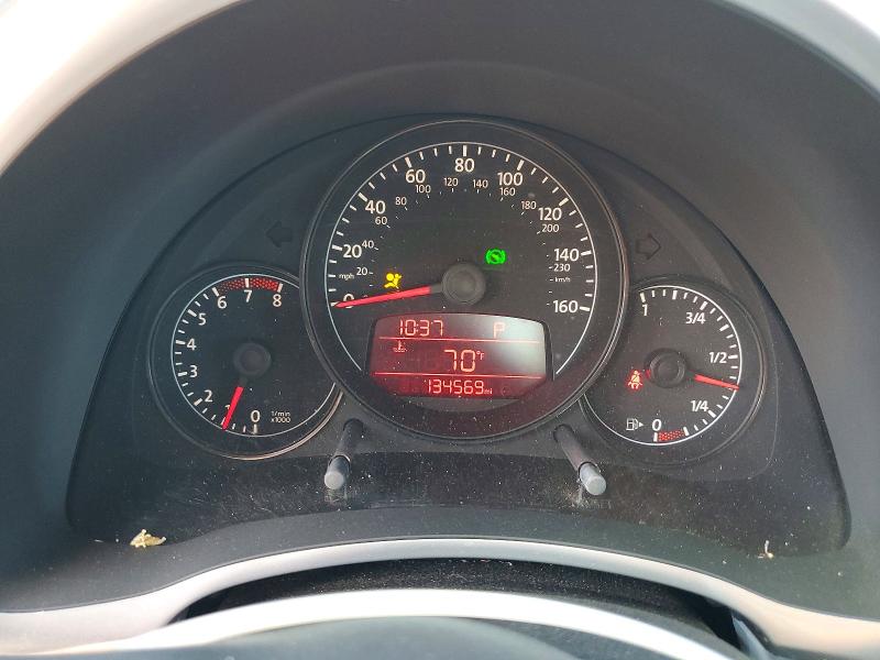 2012 Volkswagen Beetle VIN 3VWJP7AT3CM620020 COPART salvage auction — FRONT END, Ca - Salvage Certificate, sold $425 on 2026-07-02 (photo 9)